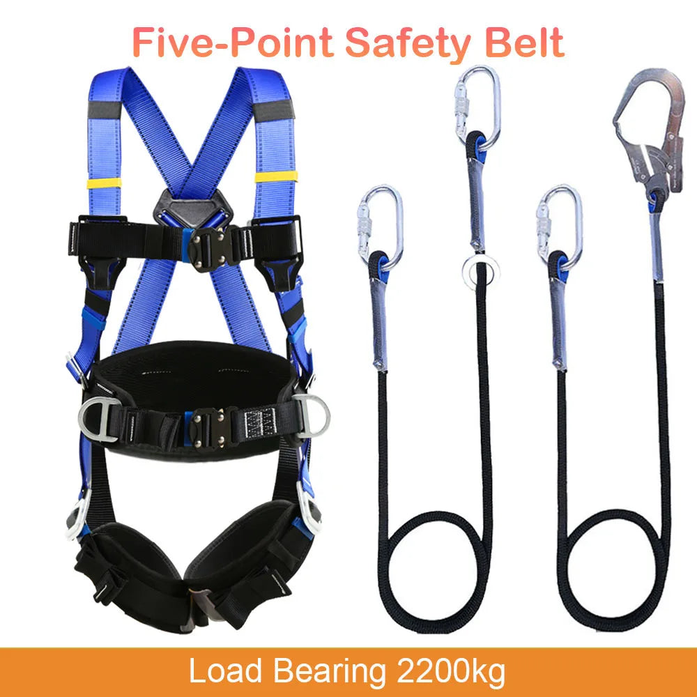 High Altitude Work Safety Harness Outdoor Rock Climbing Training Safety Belt Electrician Construction Protective Equipment