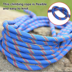 10M/15M/20M/30M Climbing Rope Outdoor Rescue Rope Climbing Safety Rope Paracord Insurance Escape Rope Hiking Survival Tool