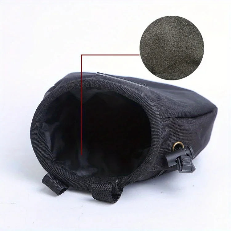 Drawstring Chalk Bag With Waistband For Rock Climbing Bouldering Weight Lifting, Gymnastics Training Portable Small Chalk Bag