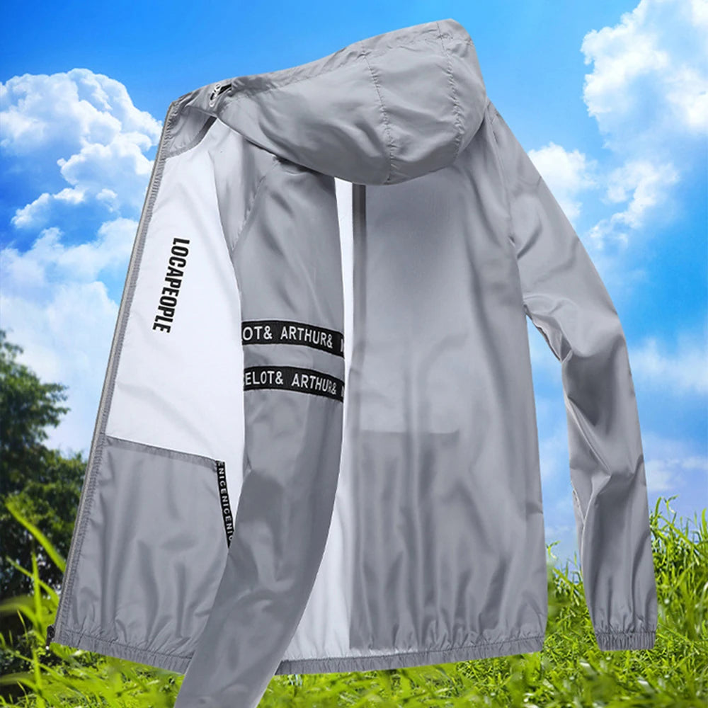 Ultrathin Water Uptake Sun Protection Clothing Summer Quick-Dry Bicycle Jacket Men Women Running Camping Breathable Coat