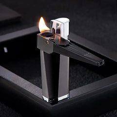 2 in 1 Set Metal Igniter Electric Arc BBQ Lighter Windproof Flameless Plasma Ignition Long Gas Lighter Camp Men Hitter Igniters