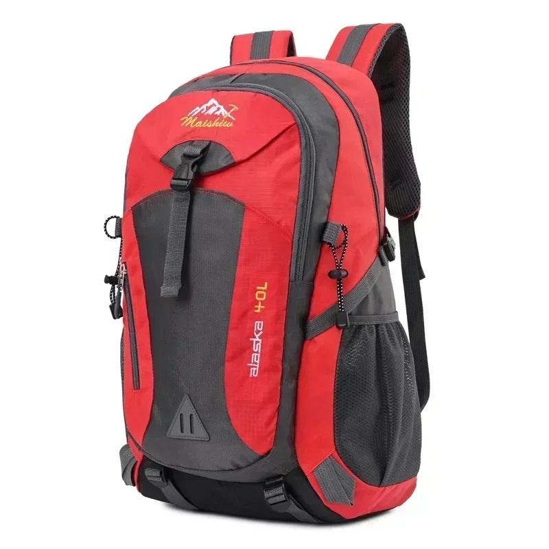 Weysfor 40L Waterproof Men Backpack Travel Pack Sports Bag Pack Outdoor Mountaineering Hiking Climbing Camping Backpack for Male