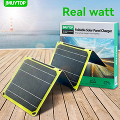 JMUYTOP Outdoor powerful Portable Solar Panel 5v 40W 12V 50W phone charger PD 20w QC 3.0 For USB A C Power bank power station