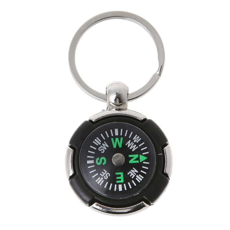 Outdoor Camping Hiking Mini Compass Navigator Portable Keychain Survival Tool