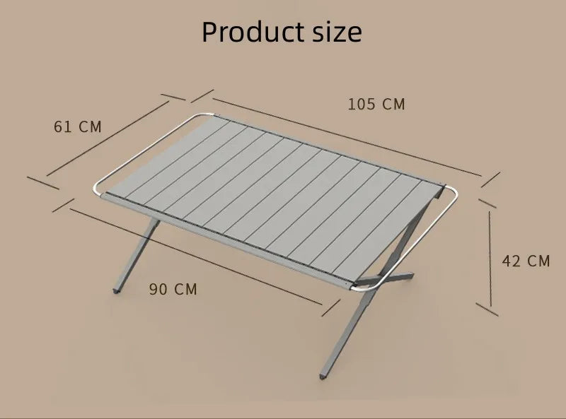 Camping Egg Roll Table Outdoor IGT Table Lightweight Tactical Table Multifunctional Picnic Dinner Desk Portable Folding Table