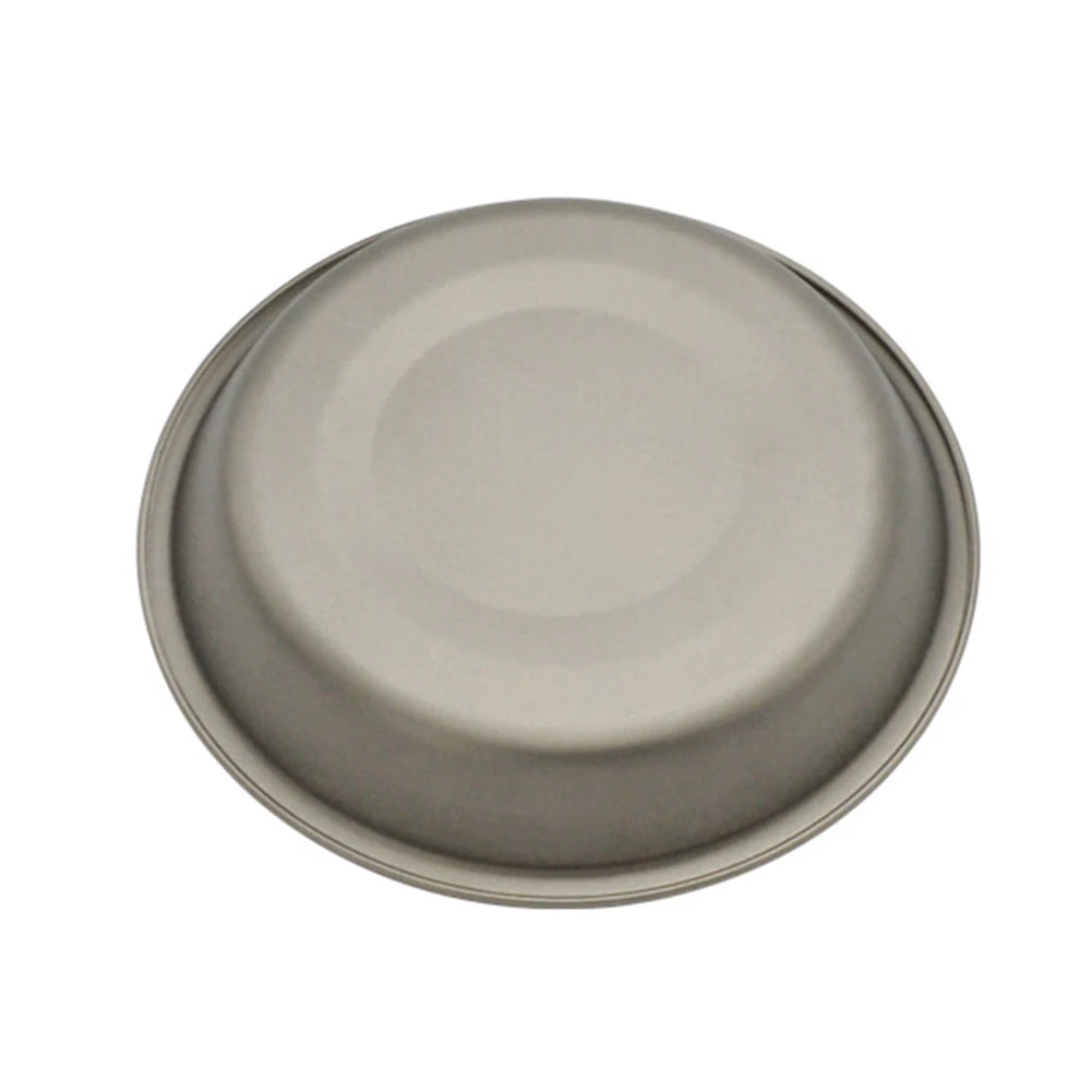 1 * Plate Dish Plate 140 * 25mm / 5.5 * 1.0in Outdoor Camping Traveling Pan Tableware Cookware Outdoor Tableware