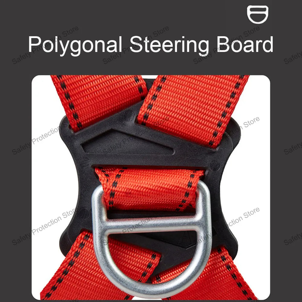 High Altitude Work Safety Harness Full Body Five-point Safety Belt Rope Outdoor Climbing Training Construction Protect Equipment