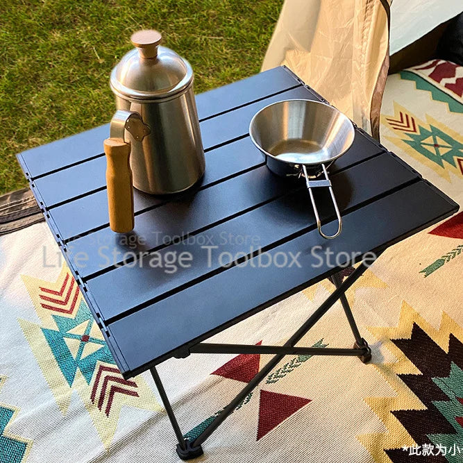 Outdoor Folding Chair, Simple and Portable, Chicken Roll Table Folding table Picnic table Coffice Table Camping table BBQ Table