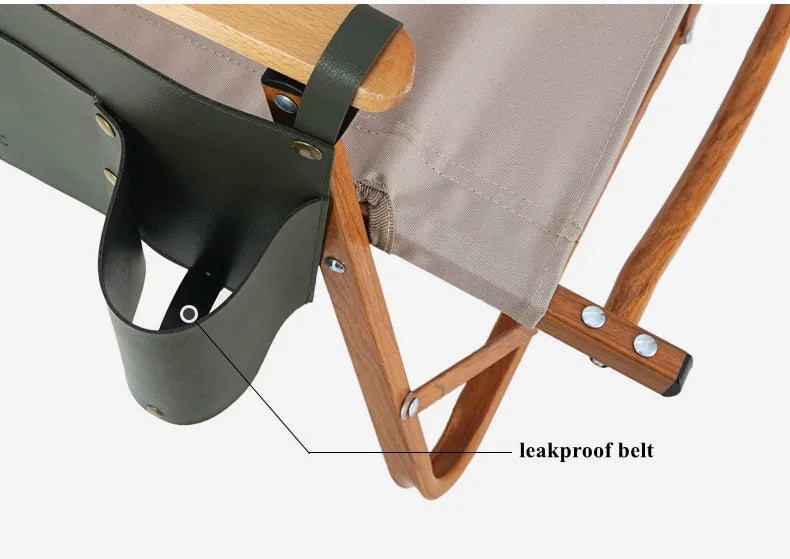 Outdoor Camping Chairs Desk Hanging Storage Bags Folding Table Side Hanging Leather Bag Portable Hiking Picnic BBQ Hanging Bag