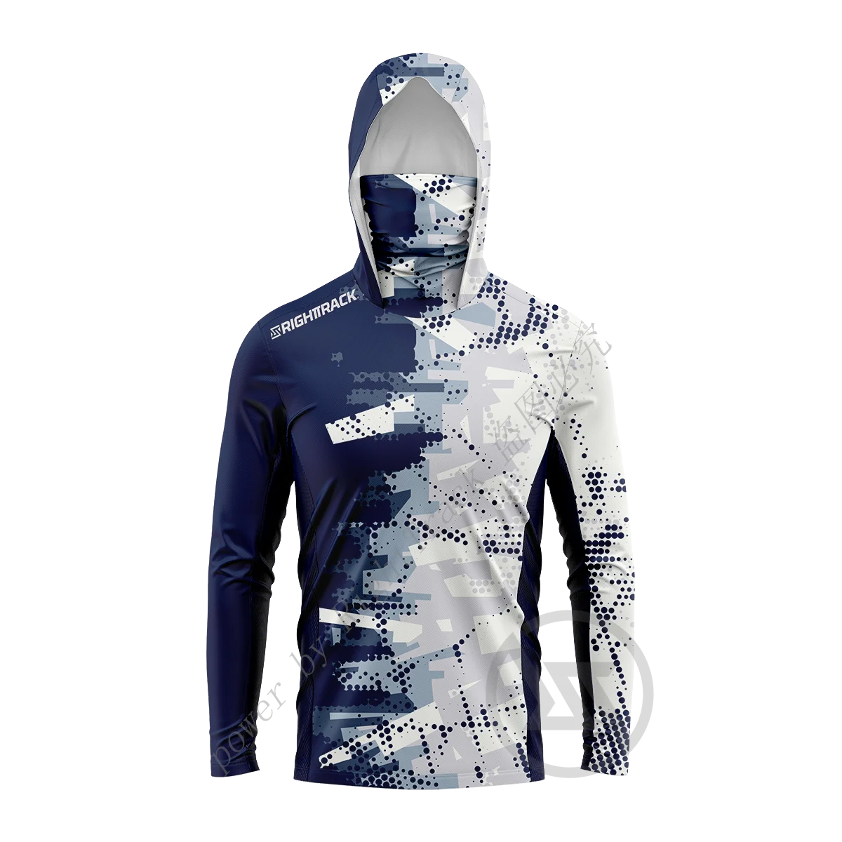 Camouflage Mask Hoodies Shirts Suitable For Fishing Hunting Climbing Camping Hiking Outdoor Sun Protection Breathable Clothing