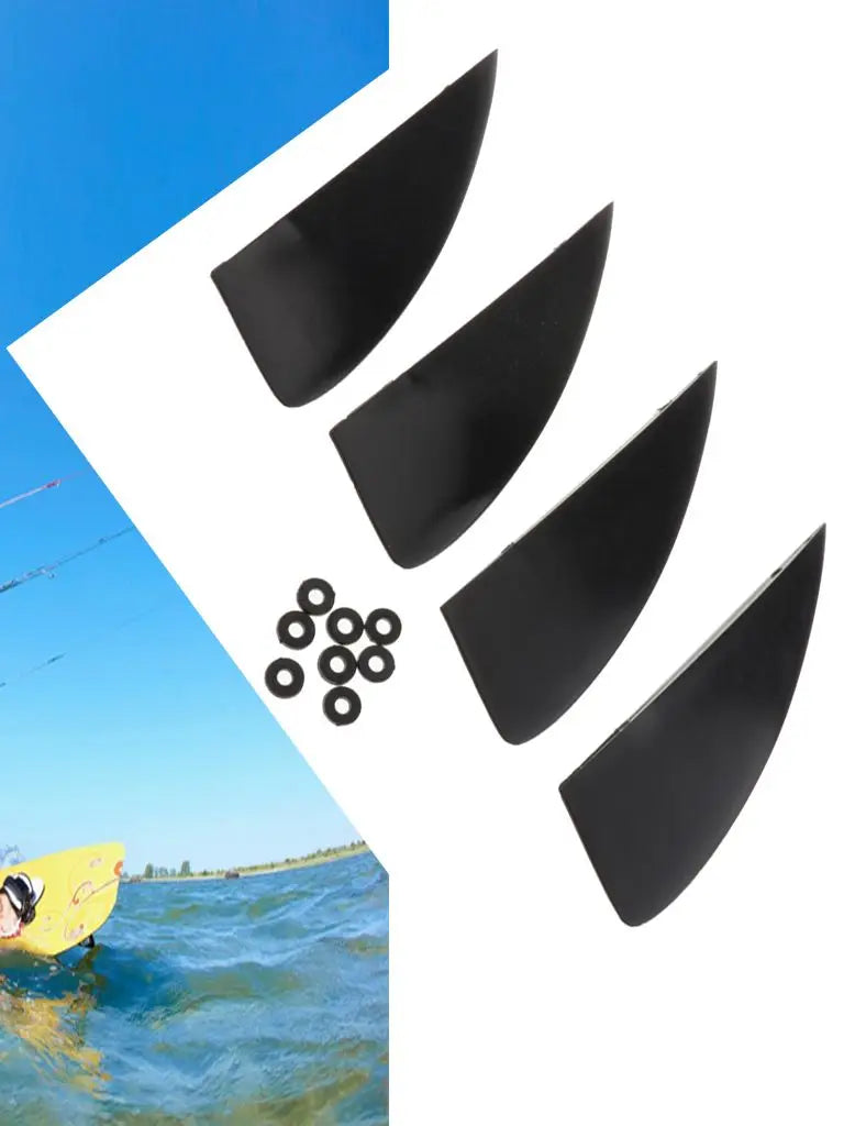 2Pcs/4Pcs Fin for Kiteboarding Fin Kitesurfing Kite Board Fly Surf Gear Fly Kite Surfing Board Fin Accessories