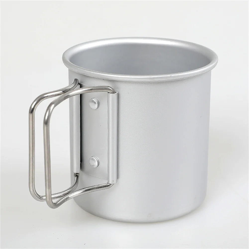 300ml Camping Mug Titanium Cup Tourist Tableware Picnic Utensils Outdoor Kitchen Equipment Travel Cooking Set Cookware Wholesale