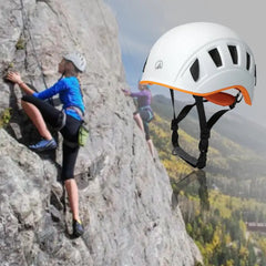 Ice Climbing Helmet Comfortable Sweat Absorption Shock Absorbing Security Mountain Rock Climbing Helmet for Mountaineering