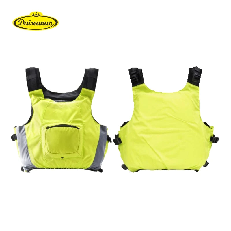 Daiseanuo Adult Kayaking Life Jackets Women Paddle Life Vest Men Kayak Vest PFD Safety Drifting Boat Raft Floating CE Approved