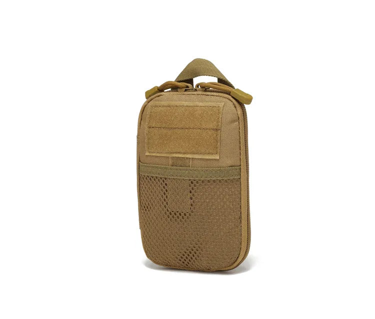 Outdoor Tactical First Aid Kit Small EMT Medical Bag MOLLE Accessory Hunting Camping Hiking CS Phone Bag (17X11X2CM)