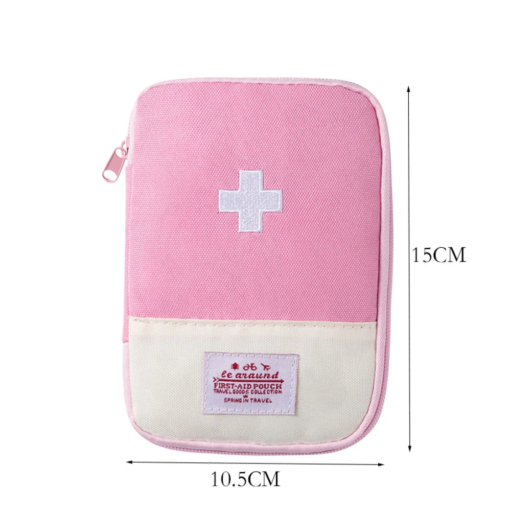 Portable Medicine Bag Cute First Aid Kit Medical Emergency Kits Organizer Outdoor Household Medicine Pill Storage Bag Travel