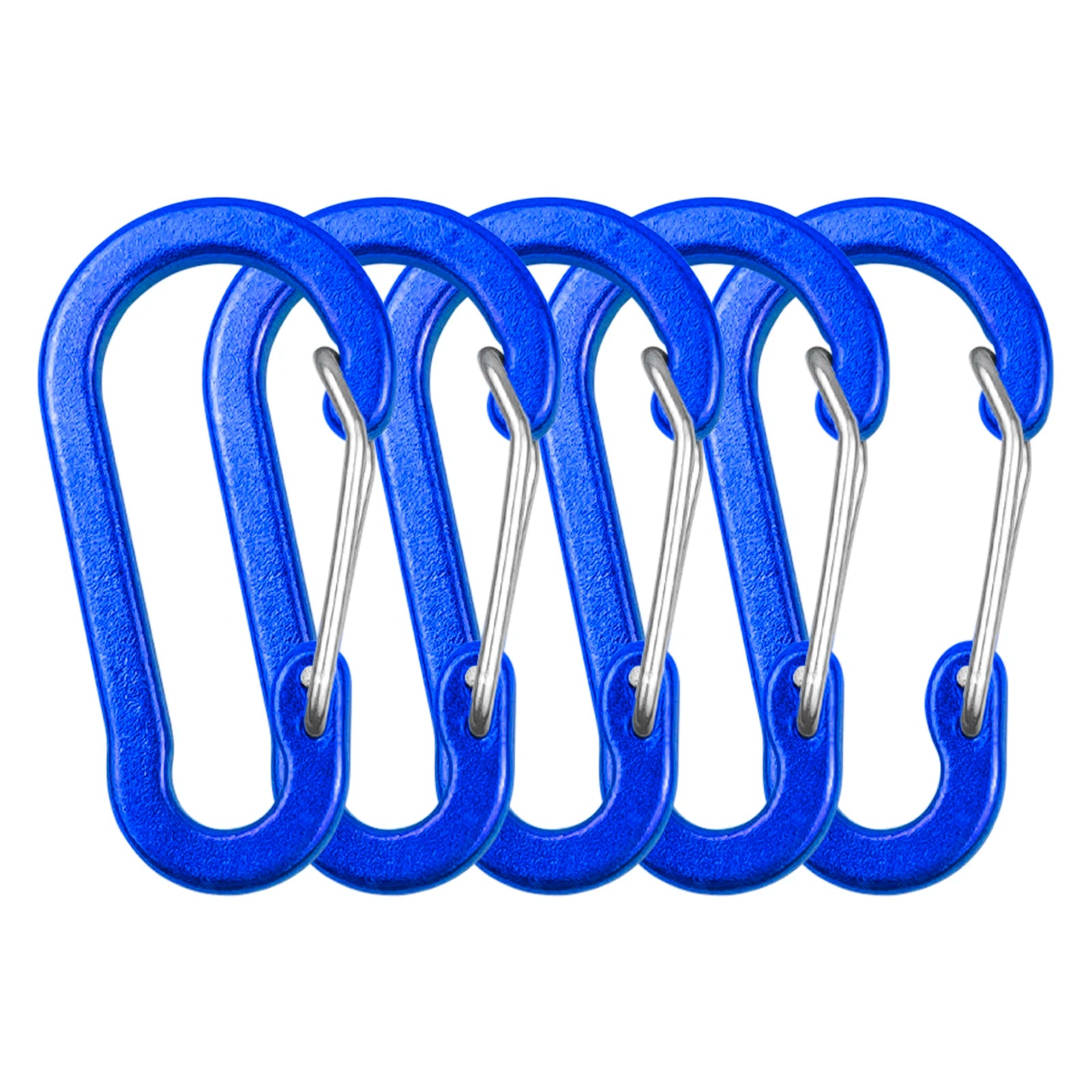 10 Pack / 5 Pack Carabiner Clips Mini Aluminum Alloy Keychain Carabiner Clip D Rings for Camping Hiking Fishing Backpacking