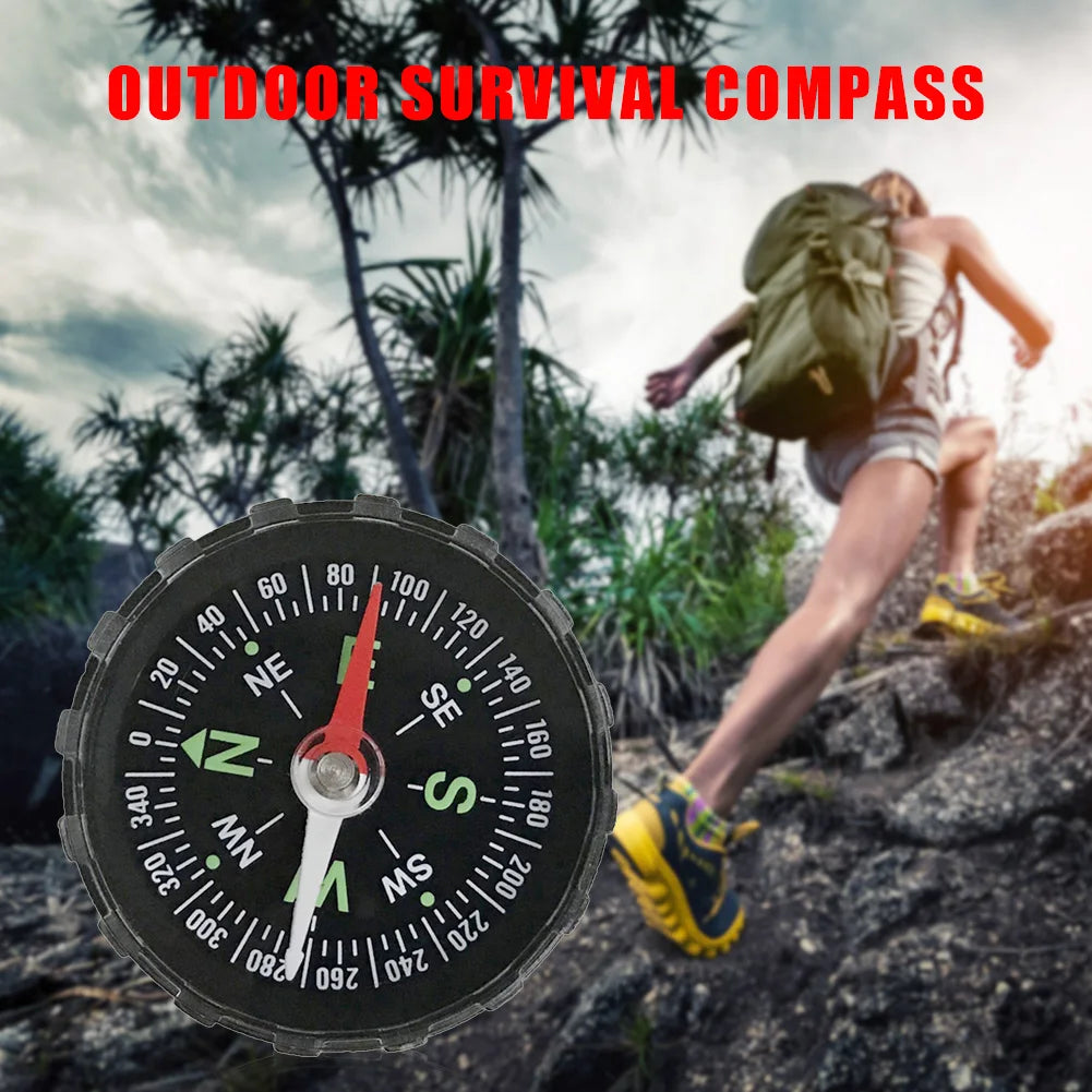 Camping Hiking Compass Portable Mini Precise Compass Practical Guide for Outdoor Camping Hiking Navigation Survival Compass