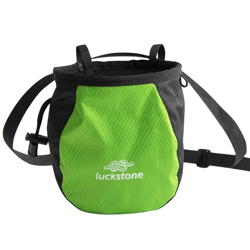 Rock Climbing Chalk Bag Outdoor Bouldering Magnesia Drawstring Closure Bag Nonslip Chalk Bag Bouldering Chalk Bag R66E