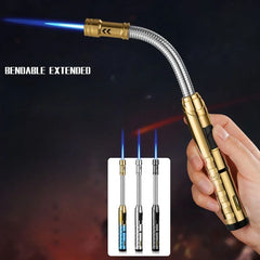 Outdoor Camping BBQ Kitchen Lighter Ignition Tool Windproof Cigar Lighter Welding Gun Butane Gas Lighters Smoking Accessories