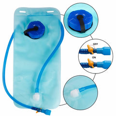 2L Water Bag Sports Backpack Bicycle Riding Water Bag Portable Food Grade Outdoor Drinking Water Bag Camping Water Bag