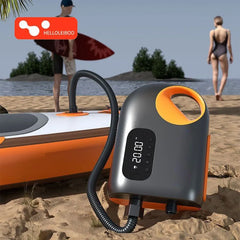 LEIBOO 20PSI DC Inflatable Electric Air Pump High Speed Air Compressor for Outdoor Surfing Paddle Board Airbed Sup Boat Kayak