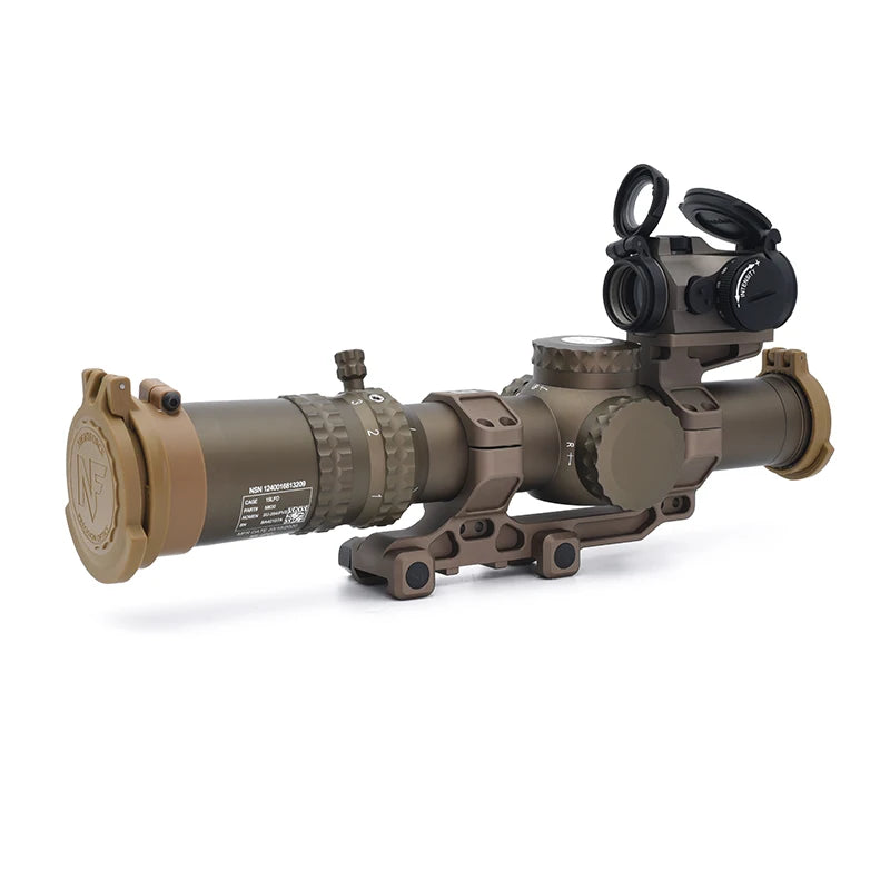 Evolution Gear Tactical ATACR 1-8X24mm FFP LPVO Mil Spec Ver.FDE Rifle Hunting Sight Nitrogen Filled Full Optics Spotting Scope