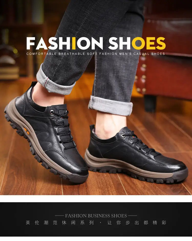 fashion men's shoes Street Trendy Running Non-Slip Outdoor Lace up hiking shoes casual sports shoes Large size mens sneakers