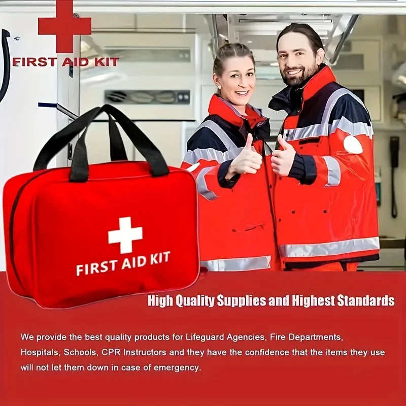 First Aid Kit, Multi-purpose Emergency Medical Portable Medical Bag, Outdoor Multi-functional First Aid Bag Home Emergency Bag