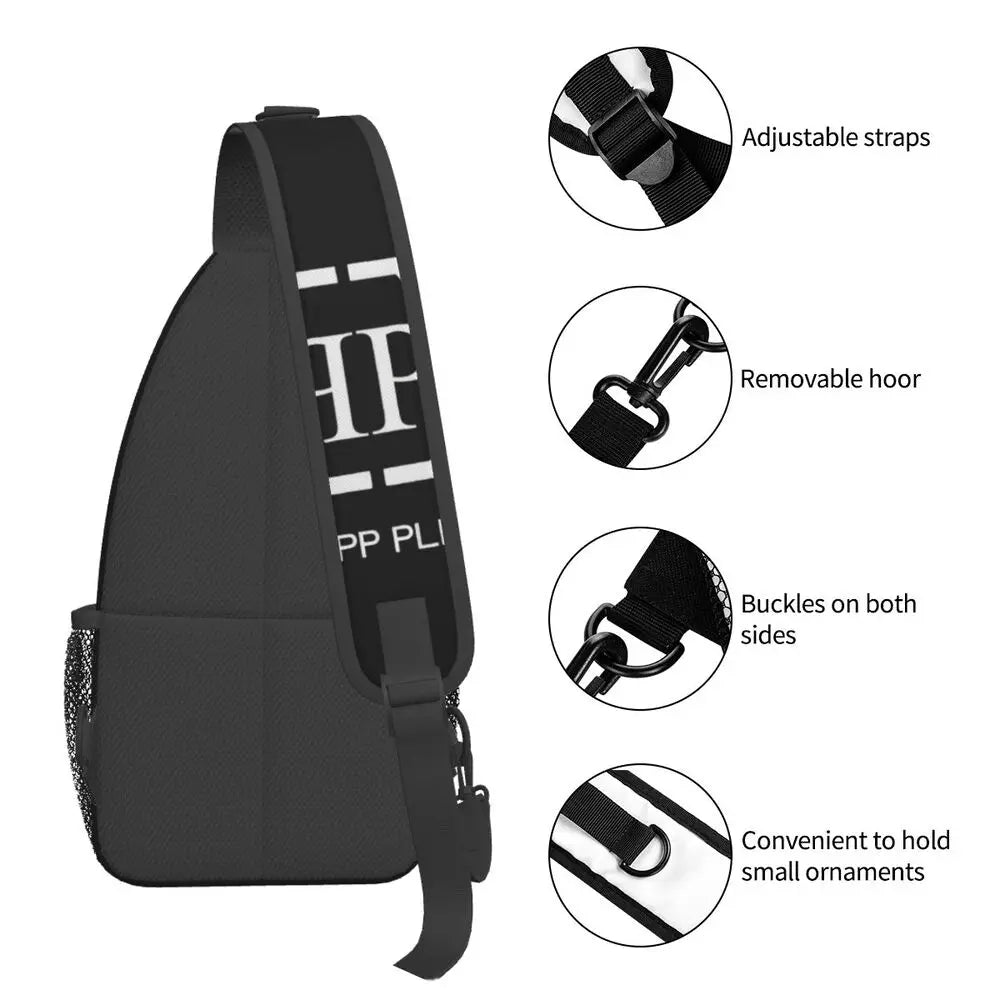 Philipps Pleining Crossbody Sling Bag SmallChest Bag Shoulder Backpack Daypack for Hiking Outdoor Camping Pack