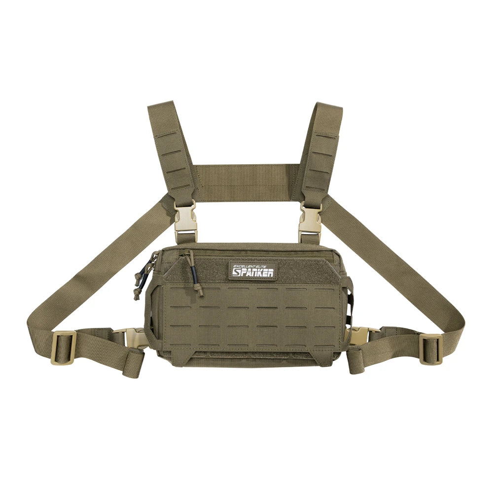 Tactical Chest Bags Hunting Vest Outdoor Camping Shoulder Backpack Men Motorcycle Bag Cycling Climbing Belly Fanny Pack Bike