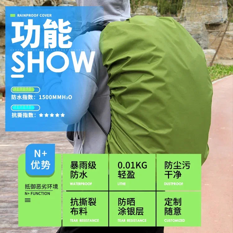 35L Newest Backpack Rain Cover Waterproof Bagcover Rainproof Outdoor Camping Hiking Climbing Dust Backpack Raincover