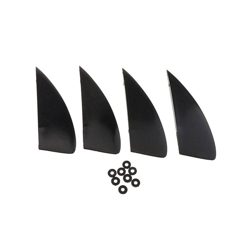 4Pcs Kitesurfing Fin Detachable Fin Surfing Fins for Kiteboard Paddle Kite Board Fins Surfboard Tail Rudder Kayak Fins