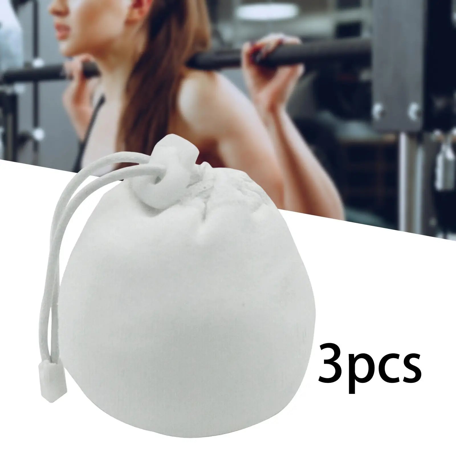 2-4pack Chalk Bag Drawstring Pouch Equipment for Rock Climbing Sports Training 3