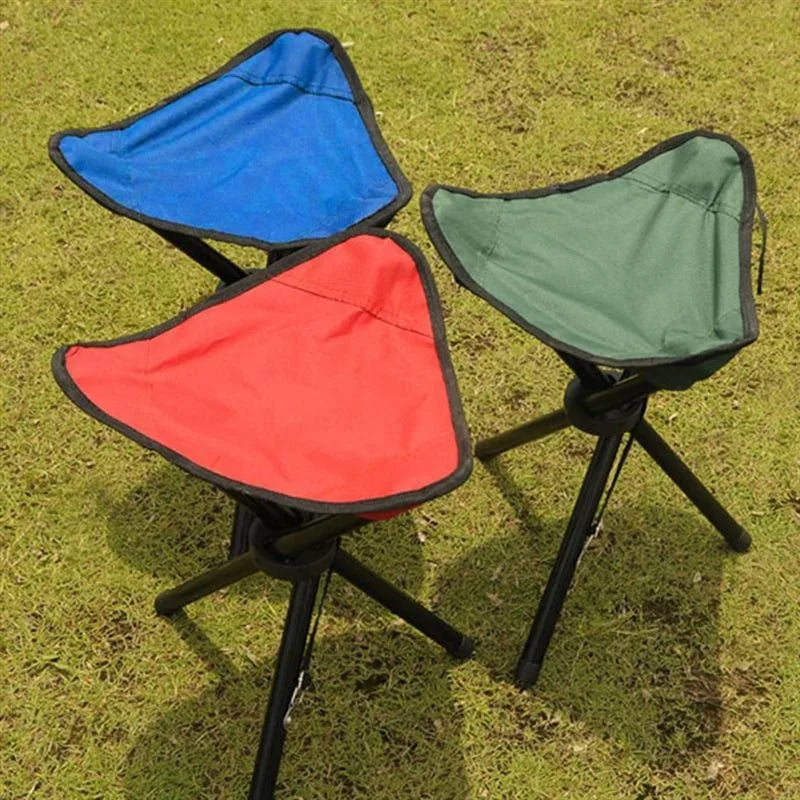 Outdoor Folding Camping Fishing Chair Sturdy Comfortable Stool Portable Backpack Seat Bag Economy Fishing Chair Hiking Seat