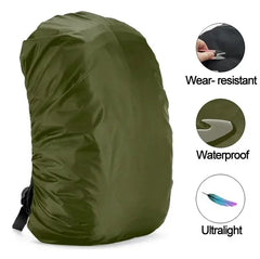 60L Waterproof Backpack Cover Dustproof Rain Cover For Backpack Rainproof Protective Cover Outdoor Camping Hiking Climbing Bag