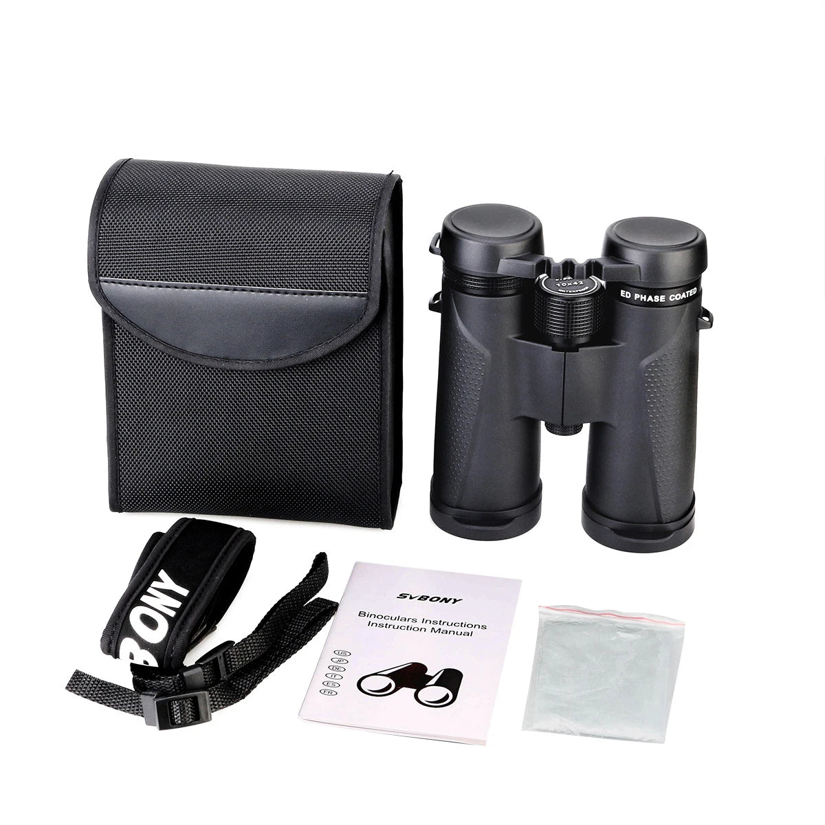 SVBONY SV202 ED Long Range Binoculars 8X32/8x42/10x42,IPX7 Waterproof FMC BAK4,Bird Watching,Stargazing,Camping,Travel,Astronomy