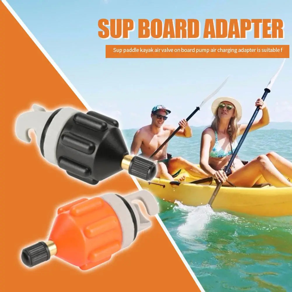 Hot Boat Air Valve Adaptor Nylon Kayak Inflatable Pump Adapter for SUP Board Durable Air Valve Adaptor Wear-resistant Rowing