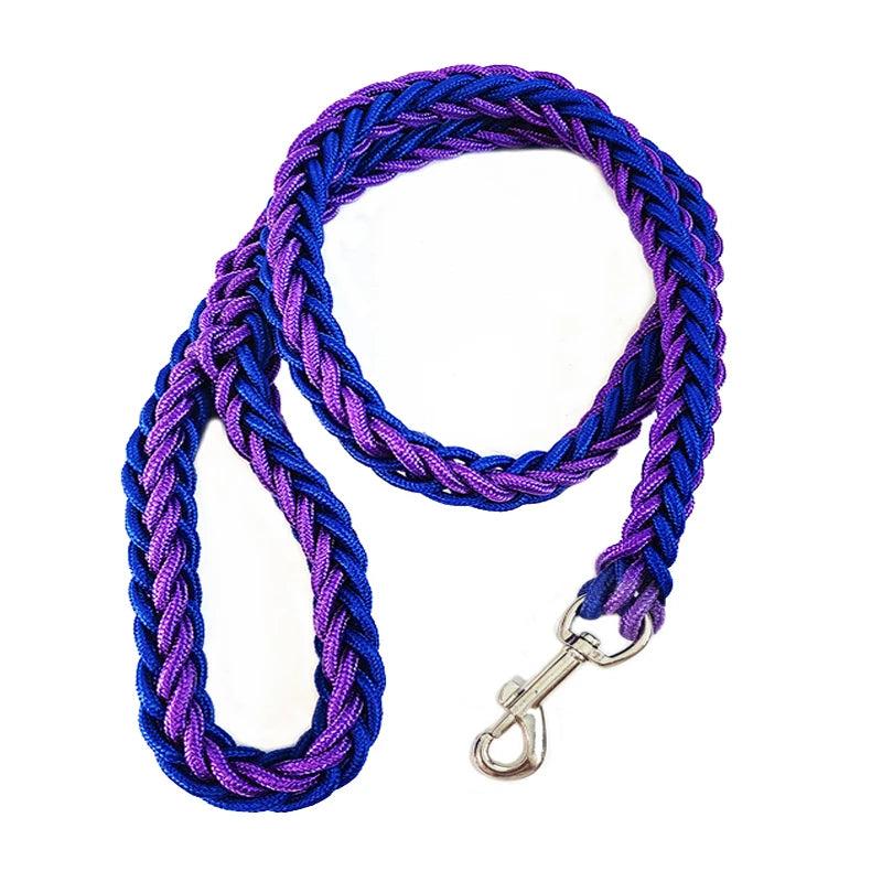 Nylon Dog Harness Leash For Medium Large Dogs Leads Pet Training Running Walking Safety Mountain Climb Dog Leashes Ropes supply