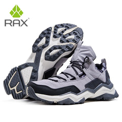 Rax Hiking Shoes Men Waterproof Trekking Shoes Lightweight Breathable Outdoor Sports Sneakers for Men Climbing Leather Shoes