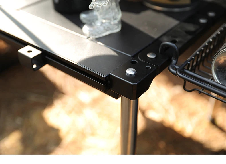 Camping  IGT Table  IGT Folding Frame  Outdoor Aluminum Alloy Table 2 3 4 Unit Framework Portable Free Combination IGT Table New