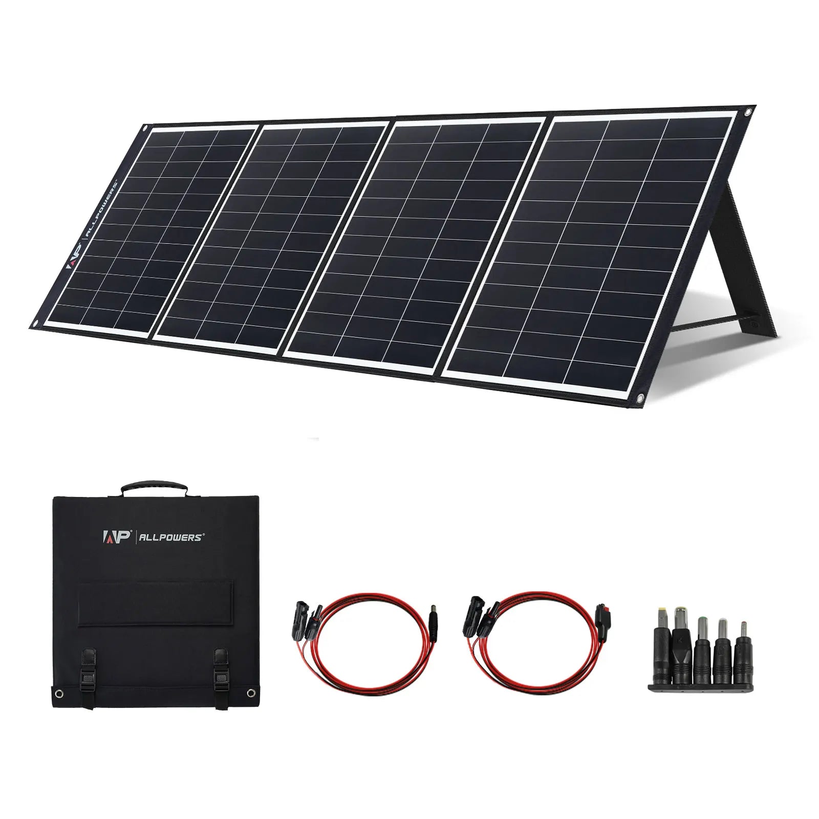 ALLPOWERS R600 Solar Generator with Solar Panel included, 600W 299Wh LiFePO4 Portable Power Station with Solar Charger for Camp