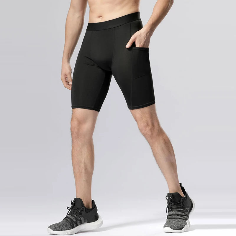 Men Casual Basketball Shorts Summer Compression Gym Shorts Man Quick Dry Sport Tights Men Running Training Shorts Male Clothing