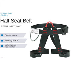 Anti-Fall Three-point Safety Belt Adjustable Half-Body Harness for Outdoor Activities Climbing Mountain Work Altitude Climbing