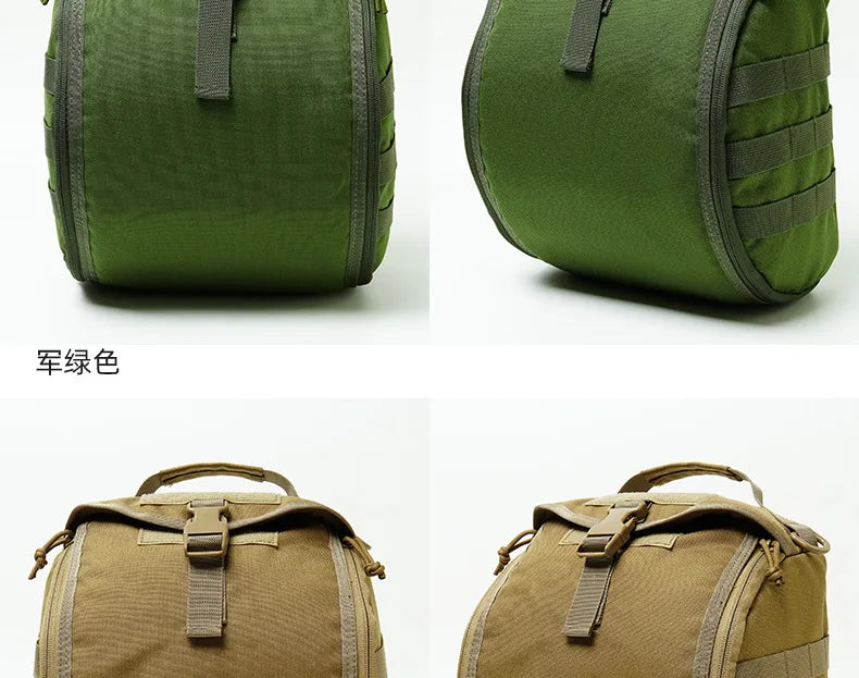 Outdoor Mountaineering Tactical Helmet Storage Bag Multipurpose Military Accessories Hanging Bag Hunting Portable Medical Bag