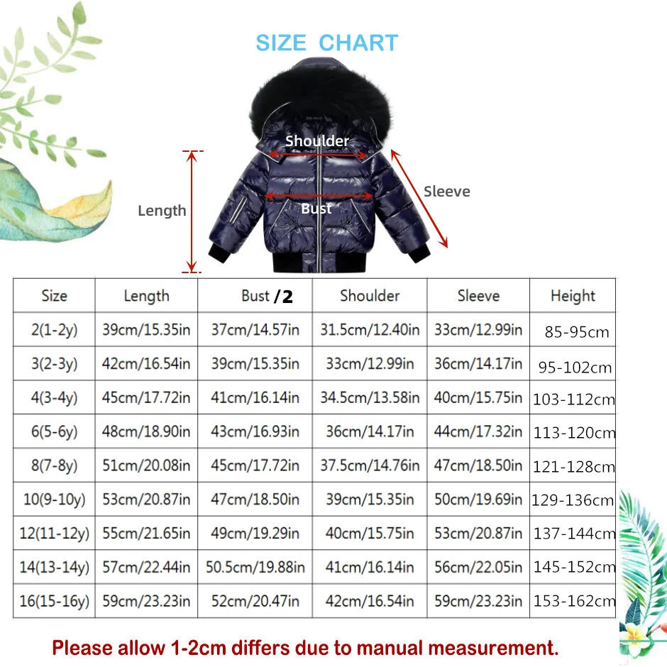 AP winter children coat for boys girls fashion white piping kids jackets waterproof shelling fabric + filling  white duck down