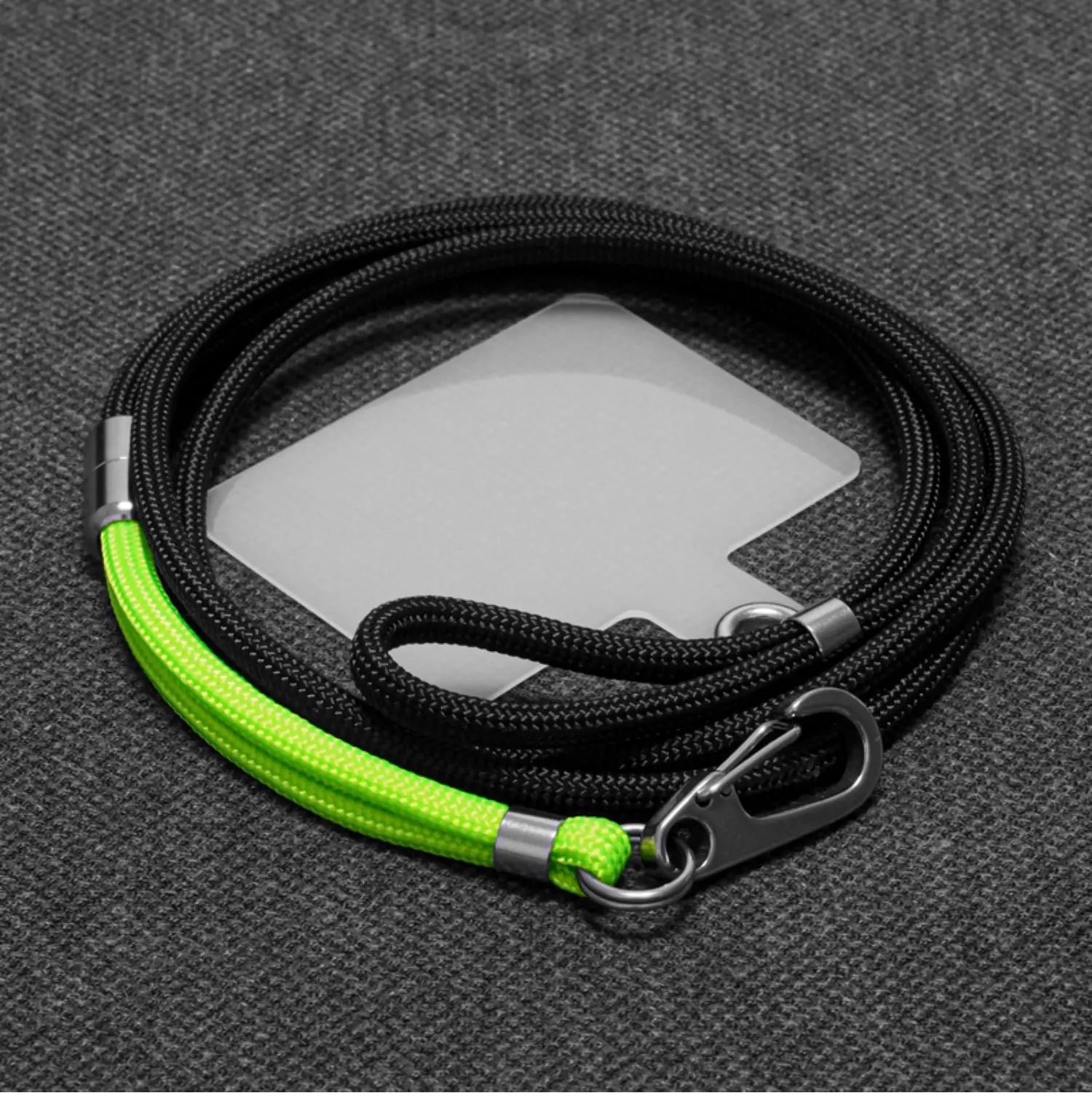 Long Hanging Neck Outdoor Nylon Climbing Rope Lanyard Bold Pendant Phone Universal with Fixed Clip Lanyard Mobile Phone Lanyard