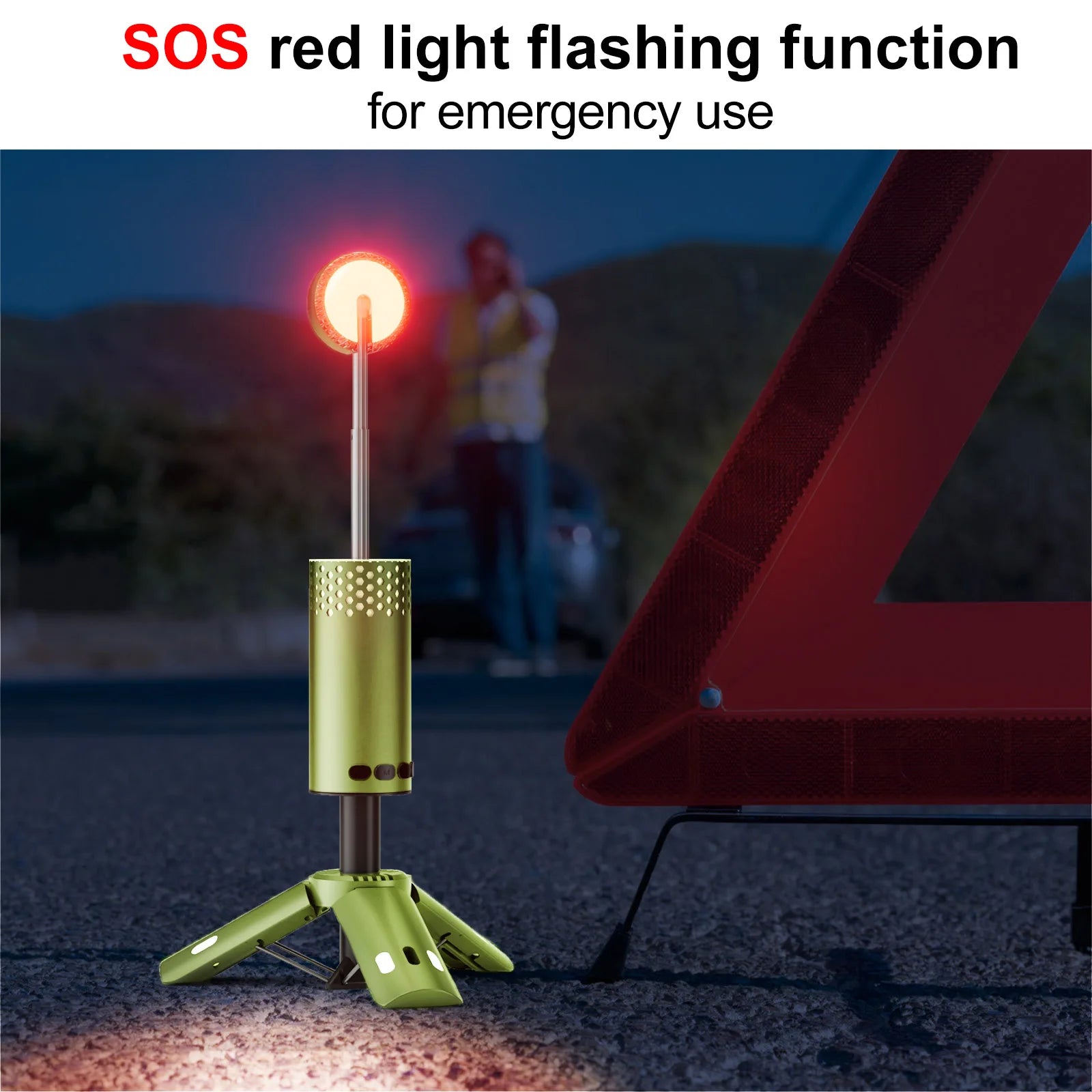 Portable Telescopic LED Camping Light Rechargeable Lantern for Outdoor Adventures Compact Magnetic Base Camping Tent Light