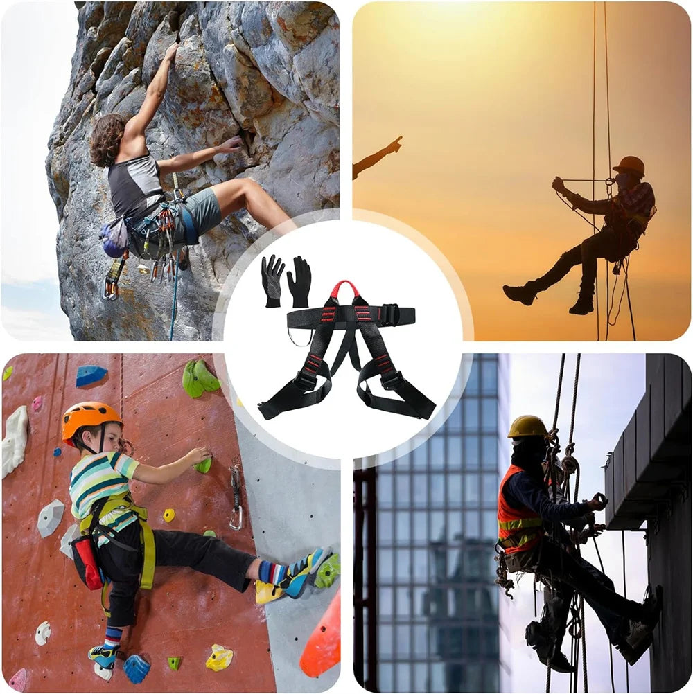 1PC Climbing Harness Half Body Multi-Purpose Climbing Belt - Climbing Harness - Harness Climbing Belt Waist Hip Protection