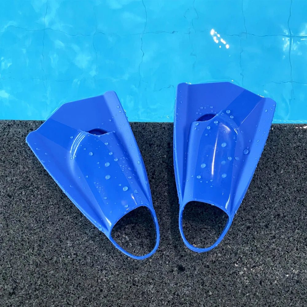 Professional Silicone Fins Swimming Diving Training Frog Shoes Snorkeling Equipment Adult Short Fins Free Diving Fins Swim Shoes